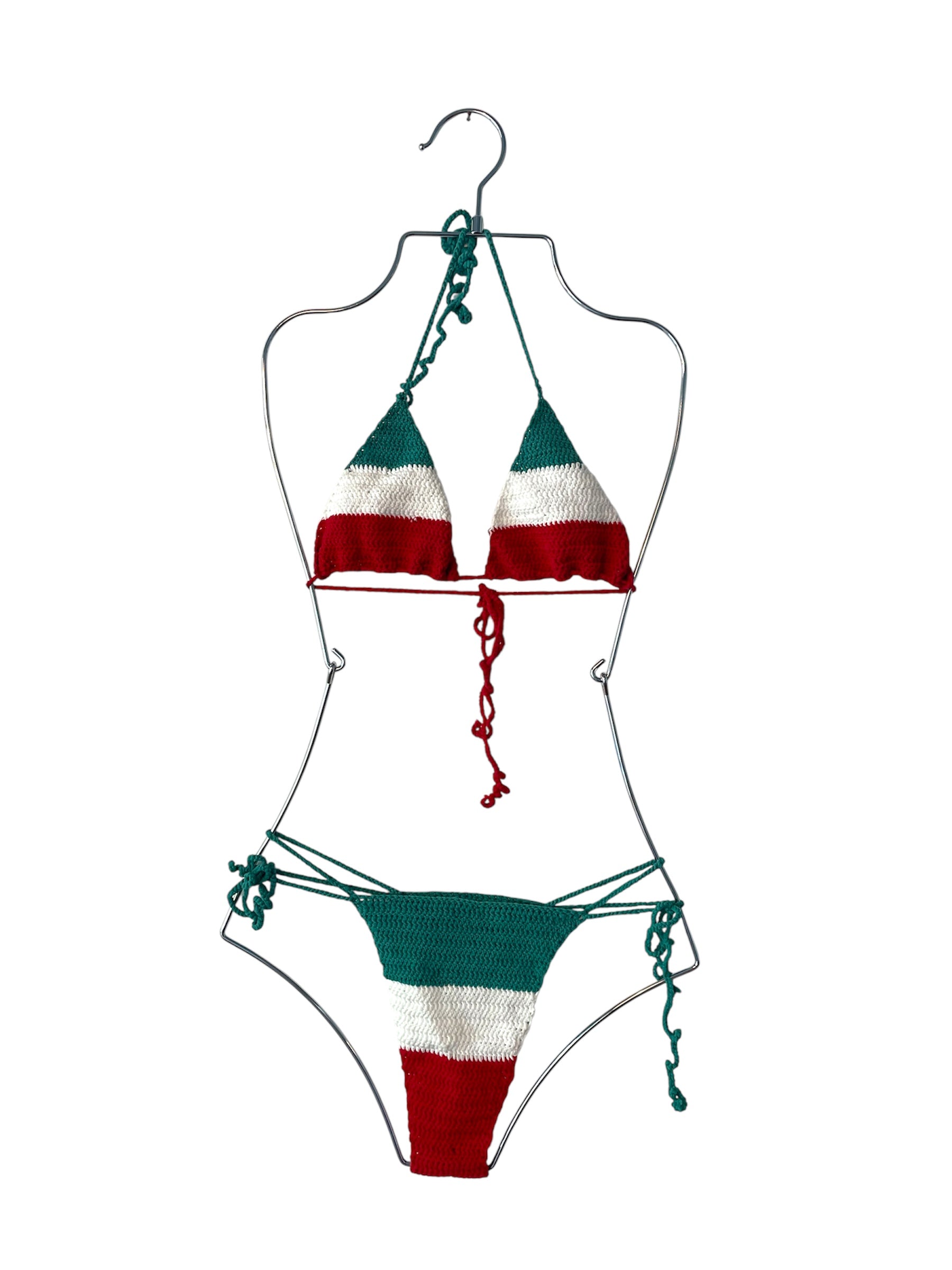 "MADE IN ITALY" crochet bikini