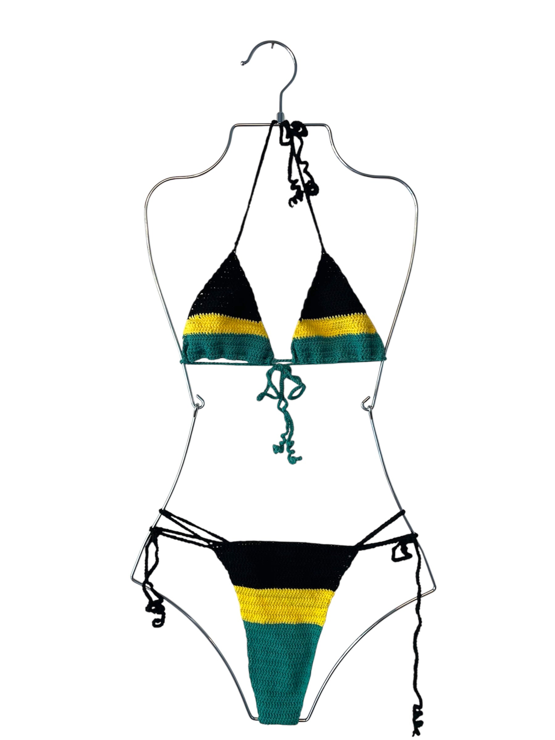 "MADE IN JAMAICA" crochet bikini