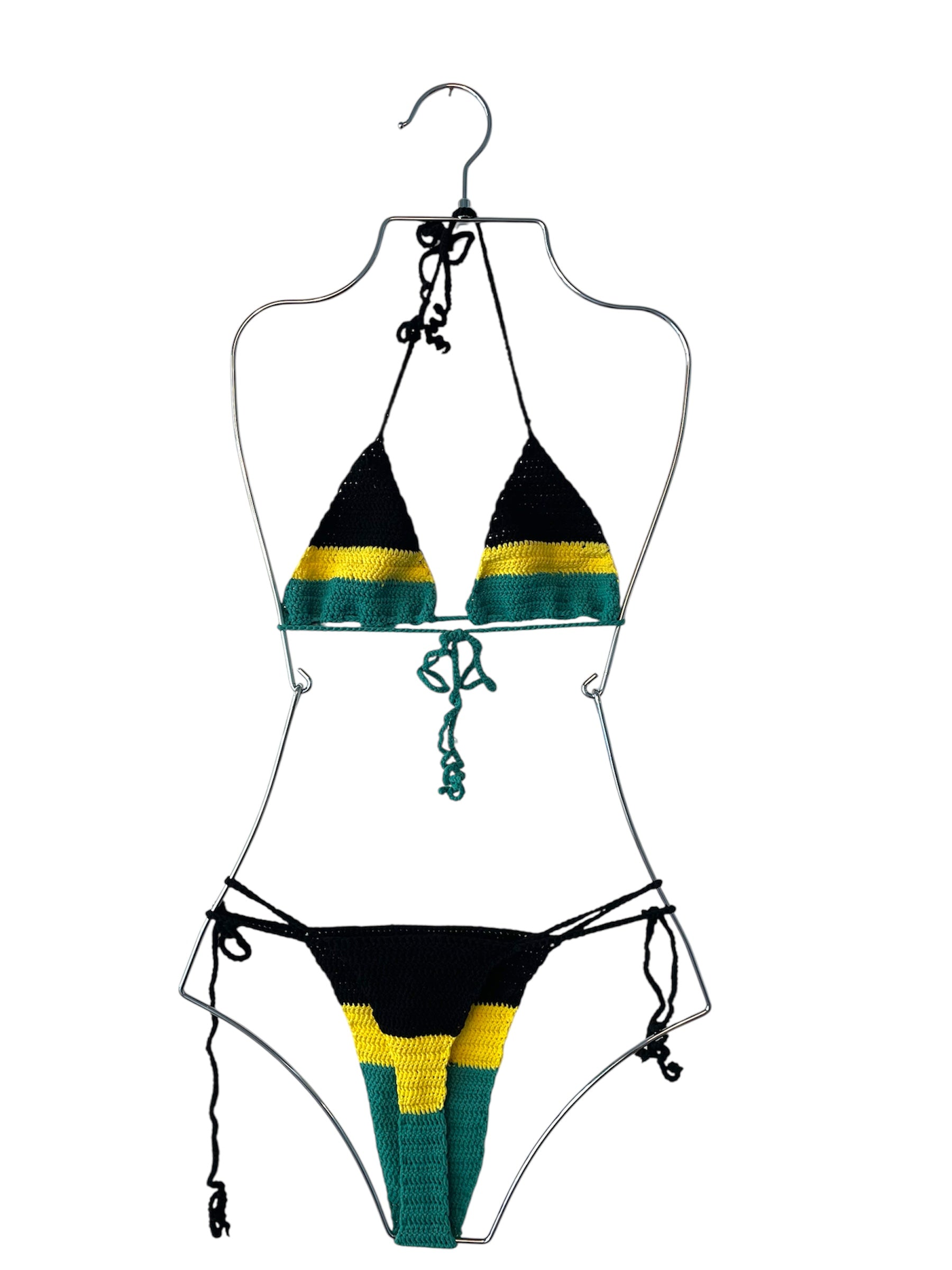 "MADE IN JAMAICA" crochet bikini